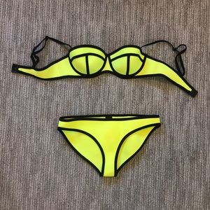 Triangl Neon yellow Bikini